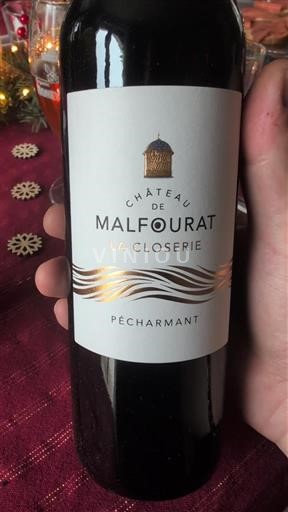 Sudoeste Pécharmant Château Malfourat La Closerie 2022