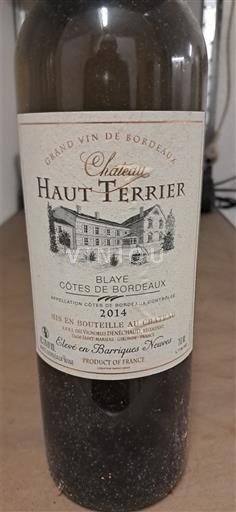 Burdeos Blaye-Côtes de Burdeos Château Haut-Terrier 2014