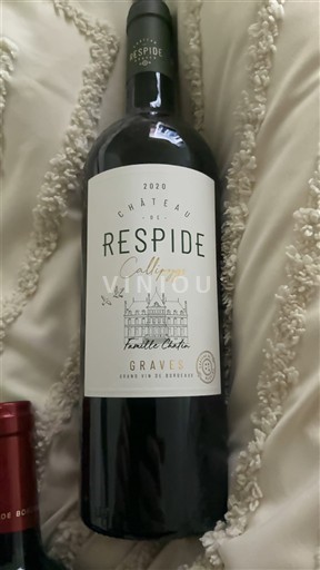 Bordeaux Graves Château Respide Callipyge 2020