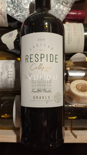 Bordeaux Graves Château Respide Callipyge 2020