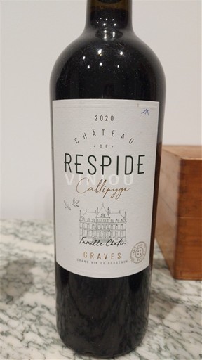 Bordeaux Graves Château Respide Callipyge 2020