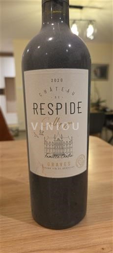 Bordeaux Graves Château Respide Callipyge 2020