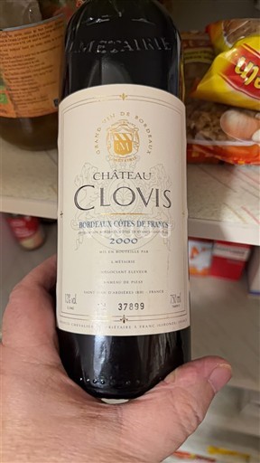 Bordeaux Ni doloceno Château Clovis 2000