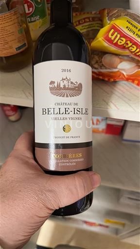 Langvedok Corbières Château Belle Isle Vieilles Vignes 2016