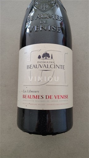 Rhônen laakso Beaumes de Venise Domaine Beauvalcinte Les Amours Ei vuosikertaa