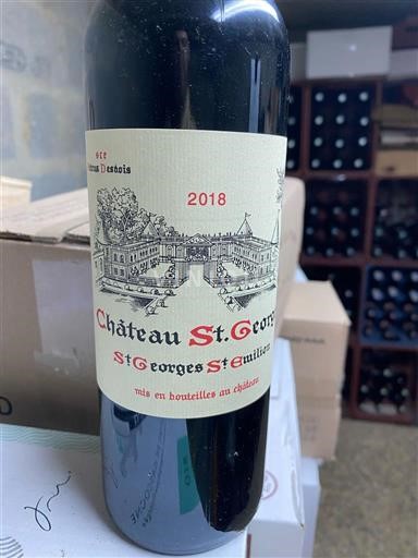 Bordeaux Saint-Georges-Saint-Émilion Château St. Georges 2018