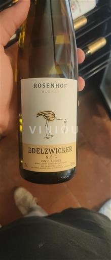Alsace Edelzwicker Rosenhof Edelzwicker Sec Không niên vụ