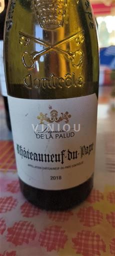 Rhônen laakso Châteauneuf-du-Pape Domaine La Palud 2018