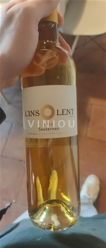Bordeaux Sauternes Vignobles Philippe Mercadier L'InsO'lent de Veyres 2023
