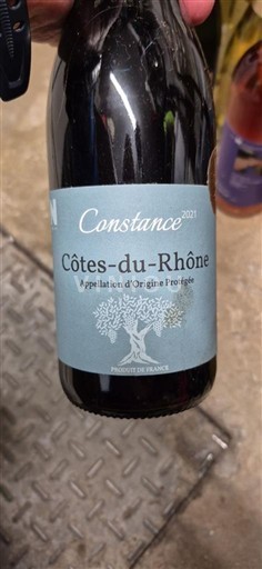 Rhônen laakso Côtes-du-rhône Constance 2021