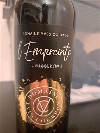 Rhônedalen Côtes du Rhône Domaine Yves Courpon l'Empreinte Icke årgångsbetecknad