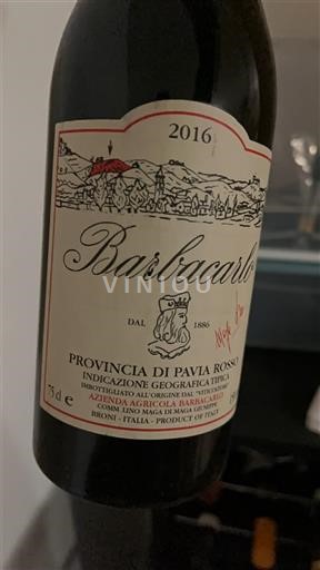 Lombardiet Ikke specificeret Cascina Barbacarlo Barbacarlo 2016