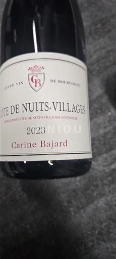 Borgogna Côte de Nuits Villages Carine Bajard 2023