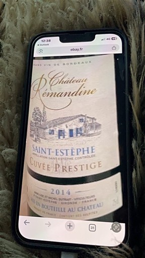 Bordeaux Saint-Estèphe Château Pemandine Prestige 2014