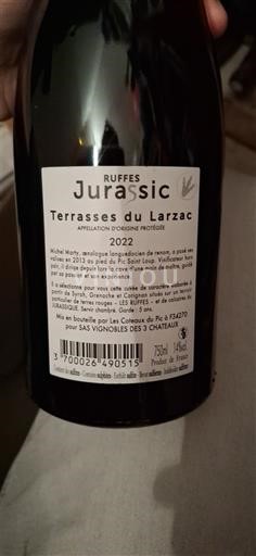 Langvedok Terrasses-du-Larzac Château Les Vignobles des 3 Châteaux Jurassic Ruffes 2022