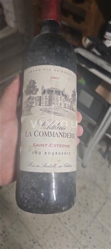 Bordeaux Saint-Estèphe Château La Commanderie 2007