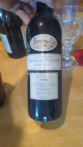 Bordeaux Château Latapie 2009