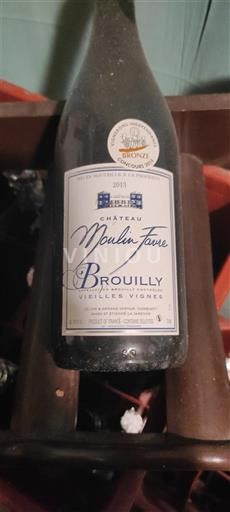 Beaujolais Brouilly Château Moulin Favre Vieilles Vignes 2015