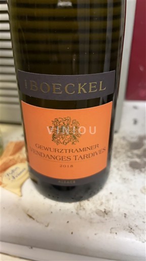 Alzacija Gewürztraminer Vendanges Tardives Boeckel 2018