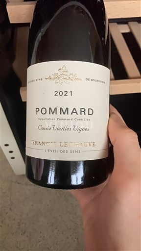 Burgundi Pommard Franck Lechauve Vieilles Vignes 2021