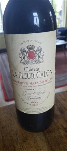 Bordeaux Montagne-saint-émilion Château La Fleur Calon 2004