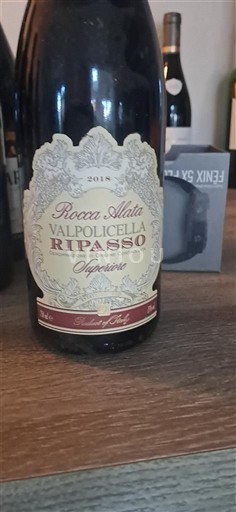 Vénétie Valpolicella Ripasso Rocca Alata Superiore 2018
