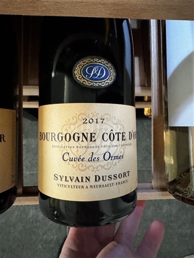 Burgundija Bourgogne zlata obala Sylvain Dussort des Ormes 2017