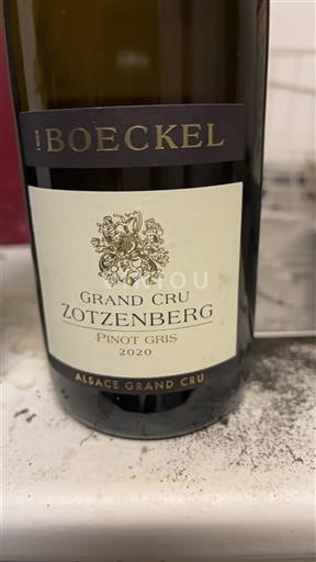 Alsace Pinot Grigio Grand Cru Boeckel Grand Cru Zotzenberg Pinot Gris 2020