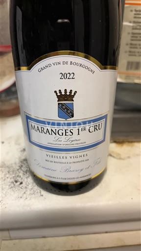 Bourgogne Maranges Premier Cru Domaine Brazey et Fils Vieilles Vignes 2022