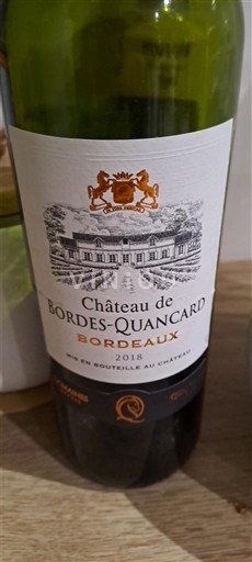Bordeaux Château Bordes-Quancard 2018