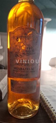 Tây Nam Monbazillac Château Fontpudière Orphée 2009
