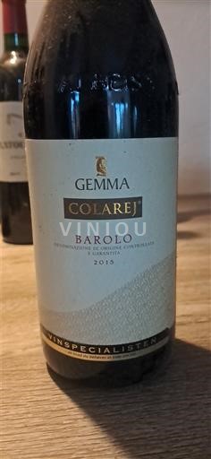 Piamonte Barolo Gemma Colarej 2015