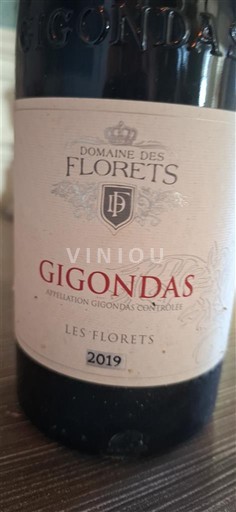Rona dolina Gigondas Domaine S Florets Les Florets 2019