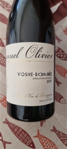 Bourgondië Vosne-Romanée Emmanuel Olivier 2019