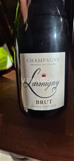 Champaña Champán Larmigny Spéciale Sin añada