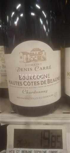 Burgundy Unspecified Domaine Nis Carré Chardonnay 2019