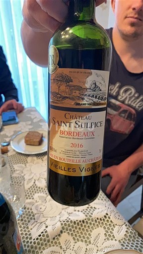 Bordeaux Château Saint Sulpice Vieilles Vignes 2016