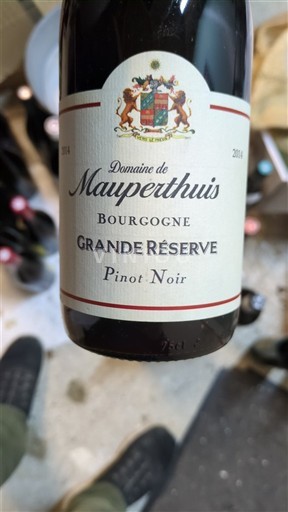 Burgundsko Domaine Mauperthuis Grande Réserve 2014
