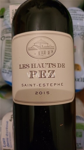 Bordeaux Saint-Estèphe Château Pez Les Hauts de Pez 2015