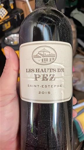 Bordeaux Saint-Estèphe Château Pez Les Hauts de Pez 2015