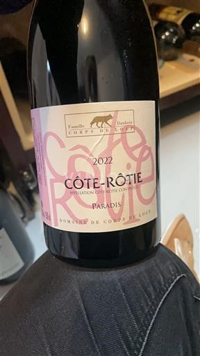 Rhône Valley Côte-Rôtie Domaine Corps de Loup Paradis 2022