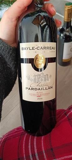 Bordeaux Côtes-de-Bordeaux Château Pardaillan 2016