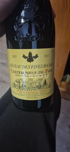 Rona dolina Châteauneuf-du-Pape Château S Fines Roches 2017