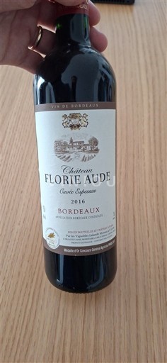 Bordeaux Château Florie Aude Spéciale 2016