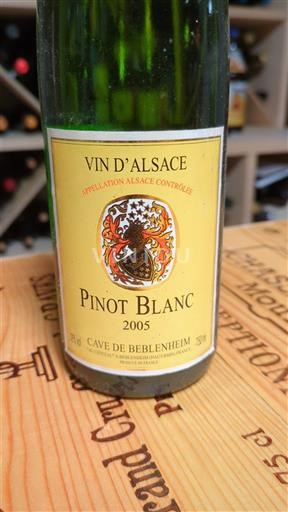 Alsazia Pinot bianco Cave de Beblenheim 2005