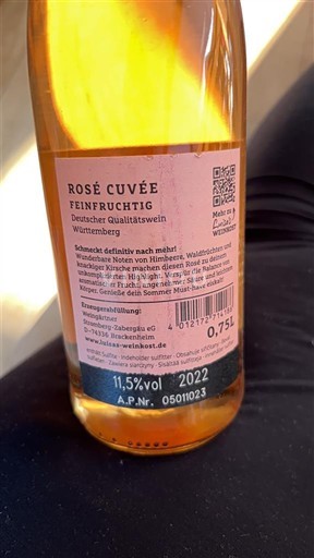 Württemberg Château Rosé Cuvée Feinfruchtig 2022
