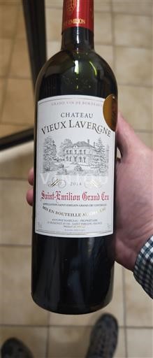 Bordoja Saint-Émilion Grand Cru Château Vieux Lavergne 2014