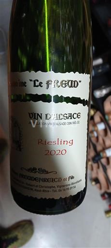 Alsacia Domaine Le Freud Riesling 2020