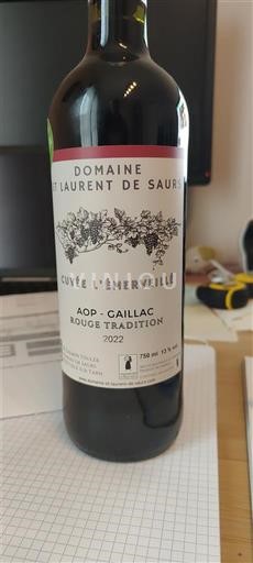 Lounais-Ranska Gaillac Domaine Saint Laurent de Saurs L'Émerveille 2022