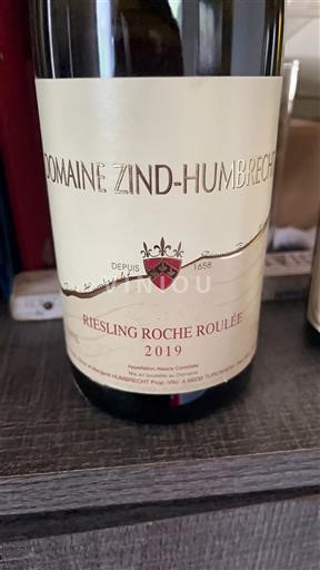Alsace Domaine Zind-Humbrecht Riesling Roche Roulée 2019
